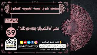 سلسلة شرح السنة النبوية المطهرة الحلقة 59 معنى